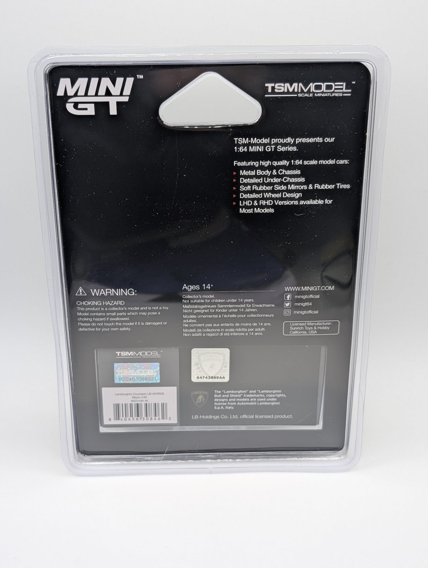 Mini GT Lamborghini Countach Liberty Walk