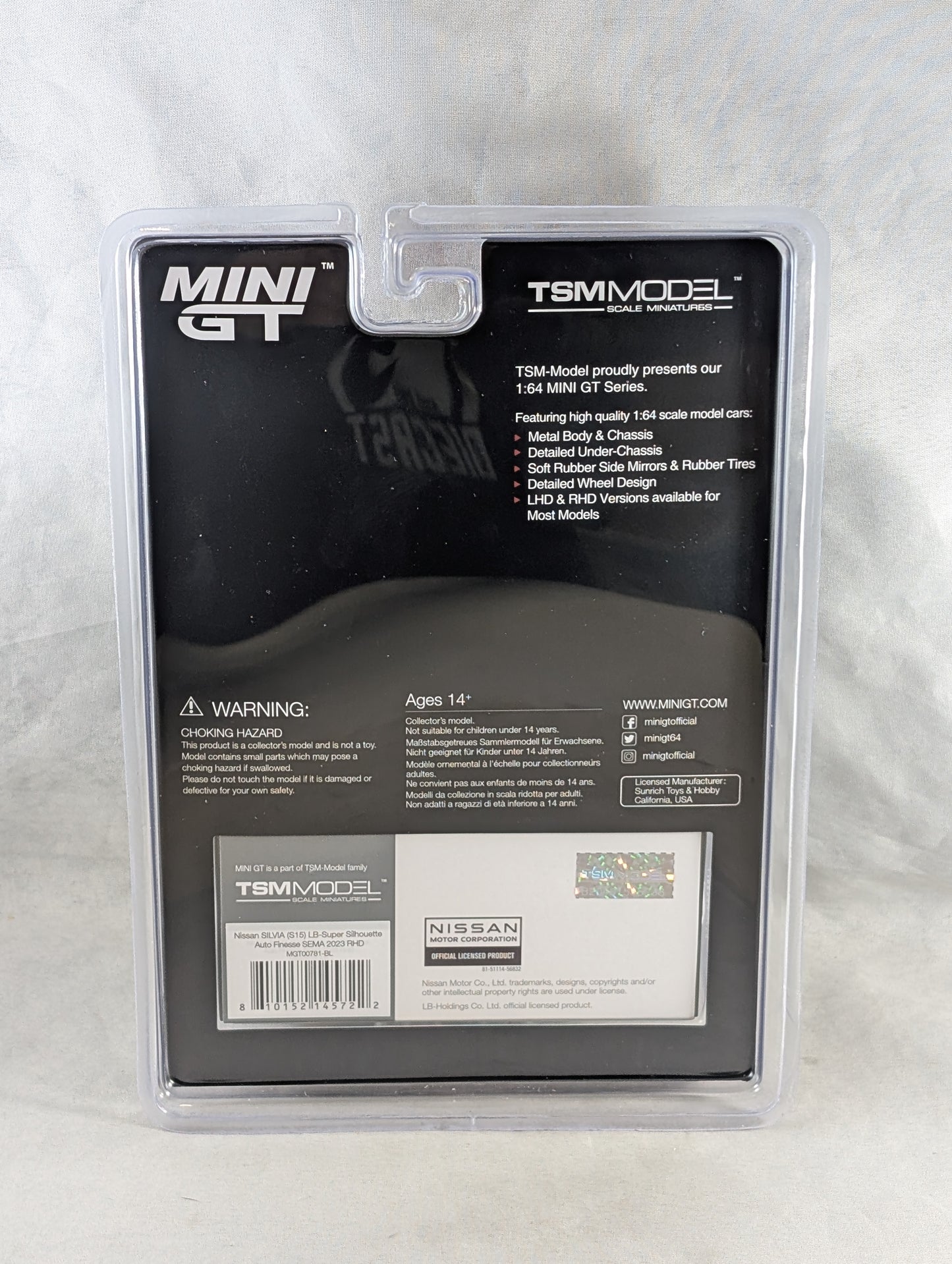 Mini GT Nissan Silvia S15 LB Super Silhouette Auto Finesse SEMA 2023