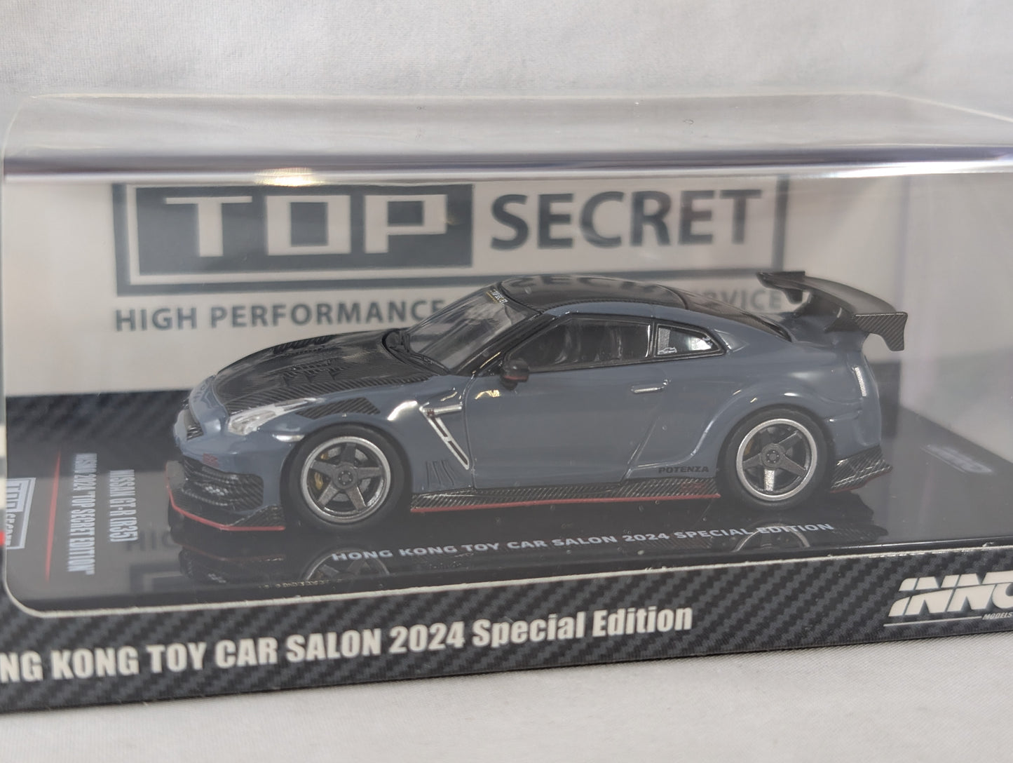 INNO64 Nissan GTR r35 Top Secret Edition Hong Kong toy car salon 2024 special edition