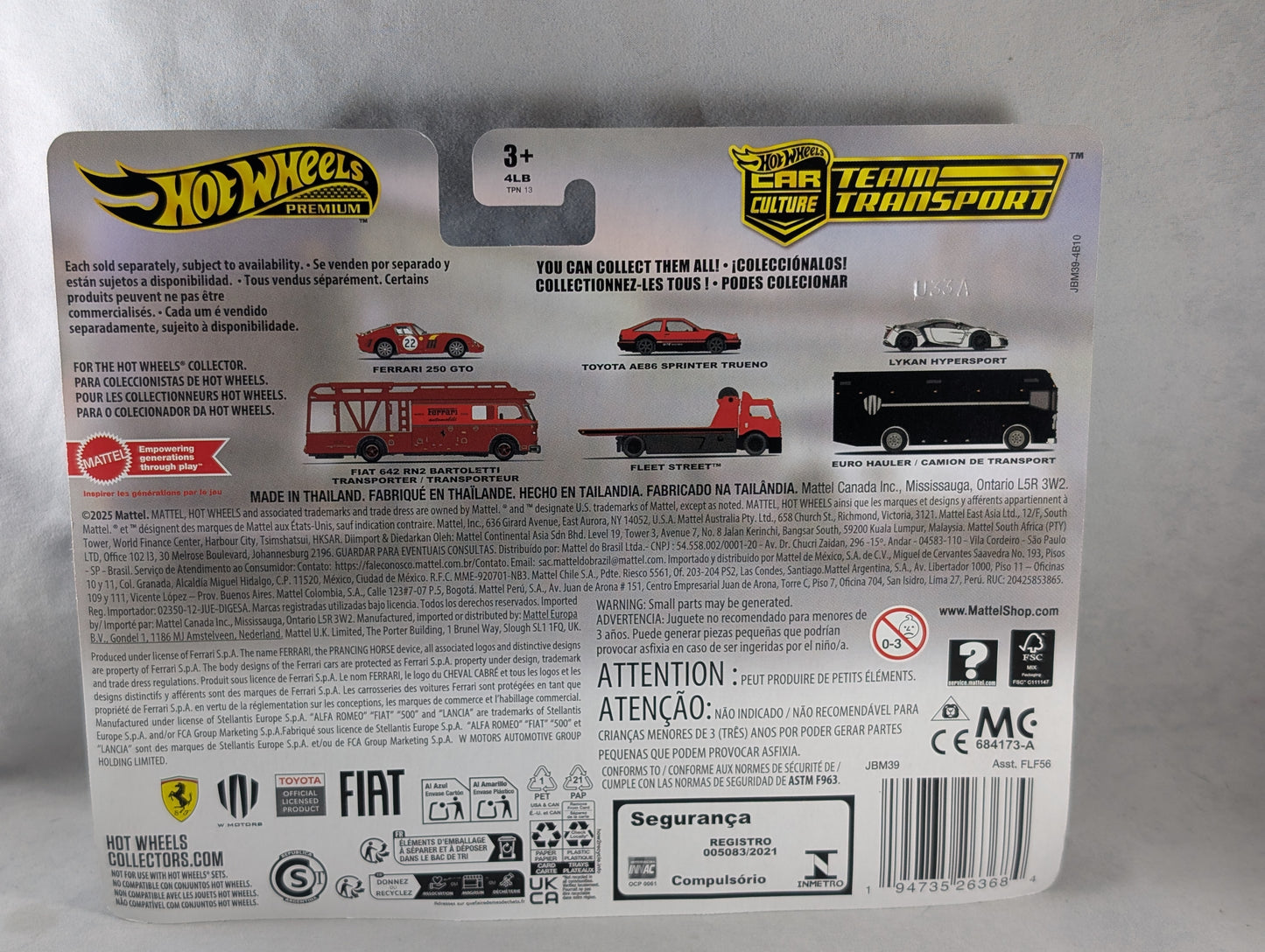 Hot Wheels Lykan Hypersport Euro Hauler