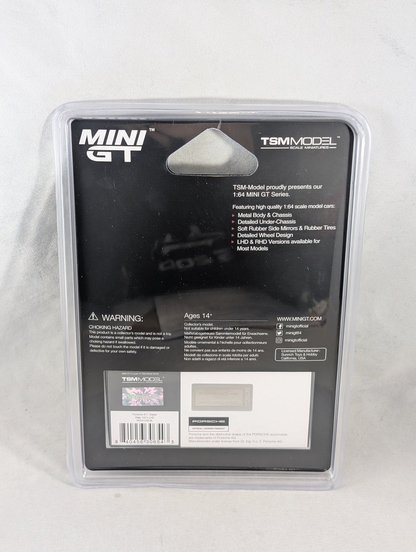 Mini GT Porsche 911 Dakar Rally 1974