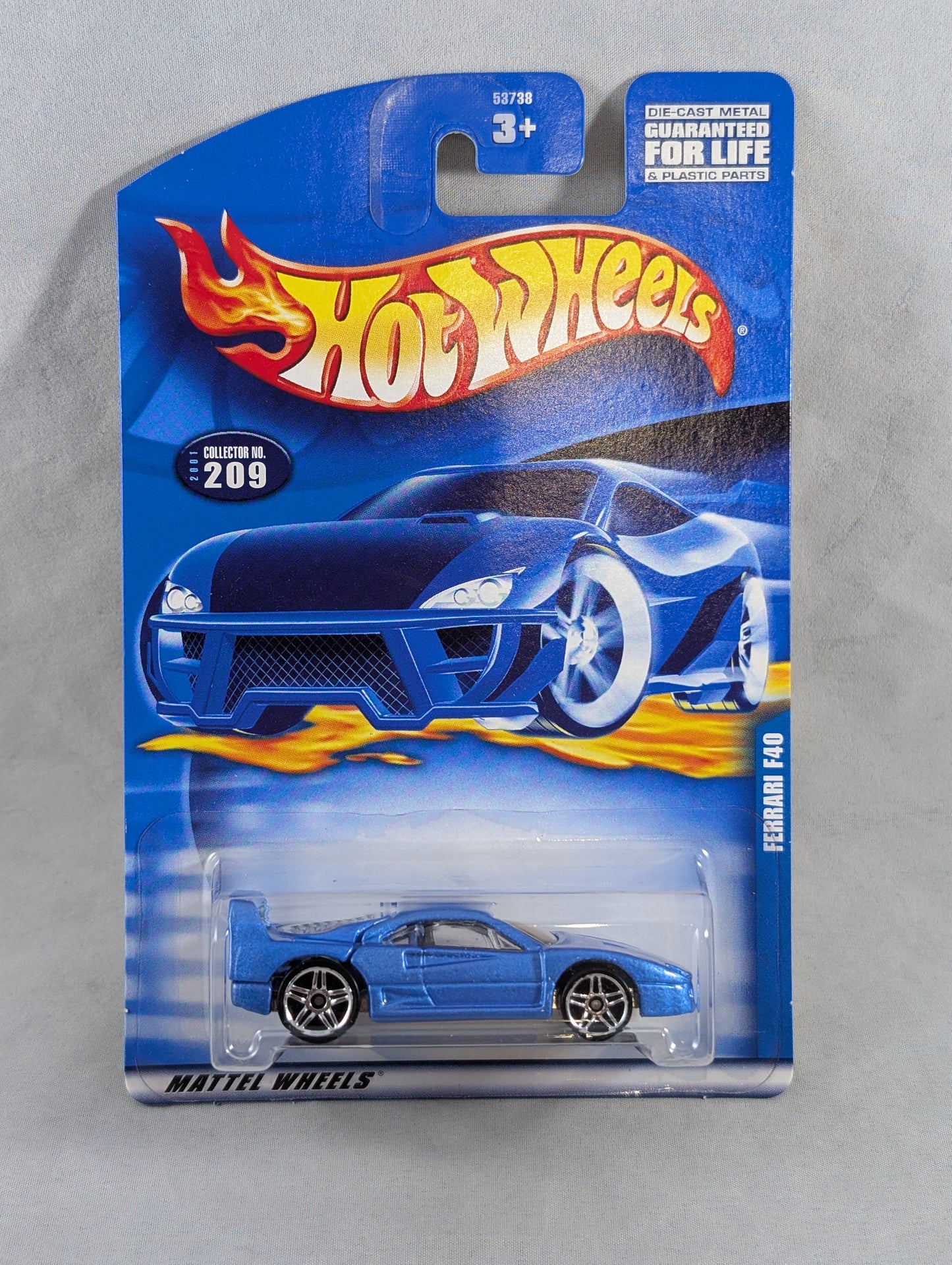 2001 Hot Wheels Ferrari f40 With Protector