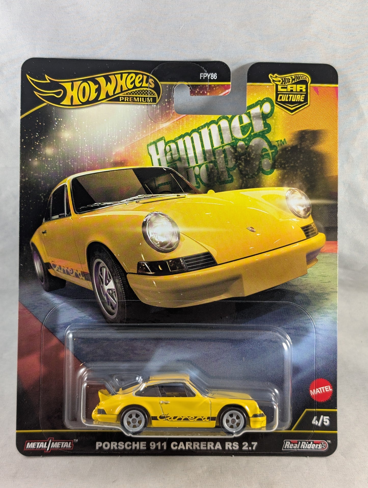 Hot Wheels Hammer Drop Porsche 911 Carrera RS 2.7