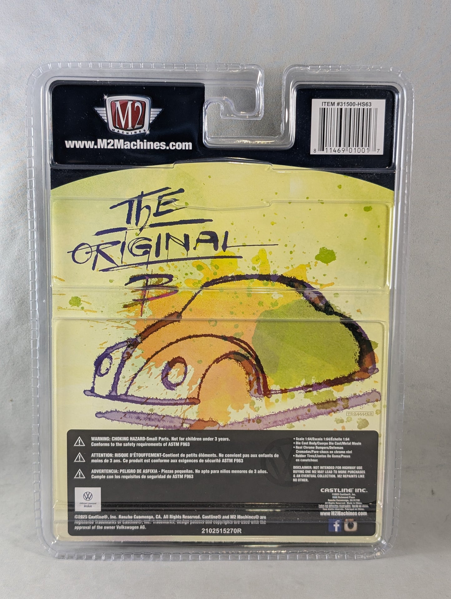 M2 Machines 1953 VW Beetle Deluxe USA Model