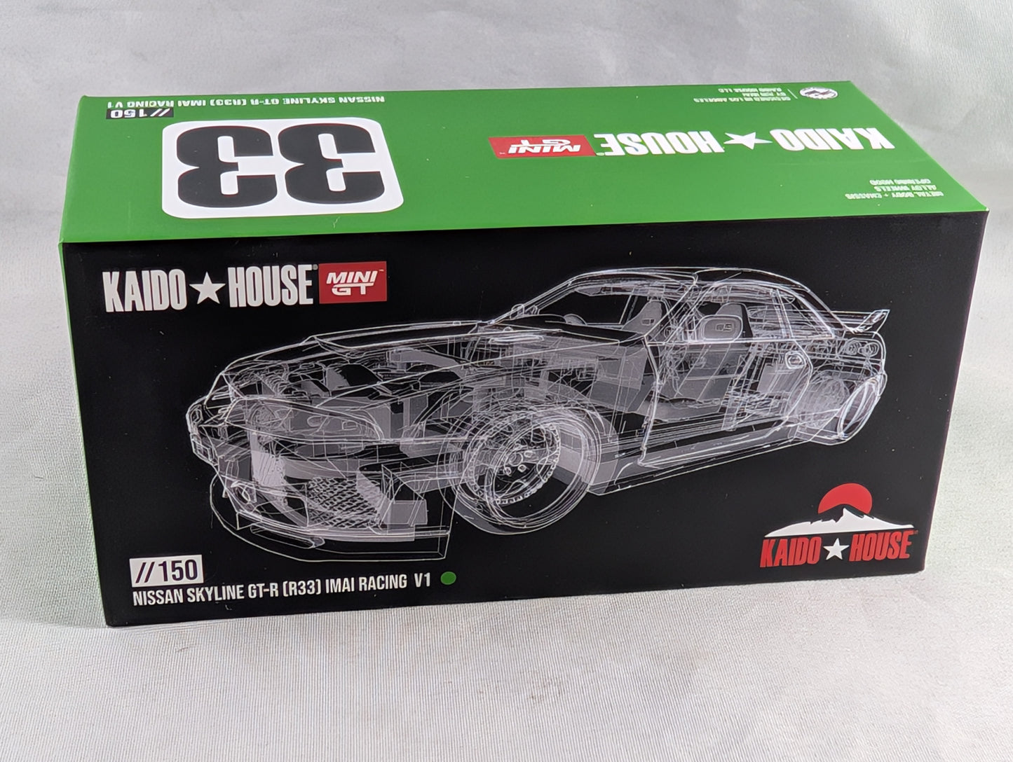 Mini GT Kaido House Nissan Skyline GT-R R33 Imai Racing V1 Sealed