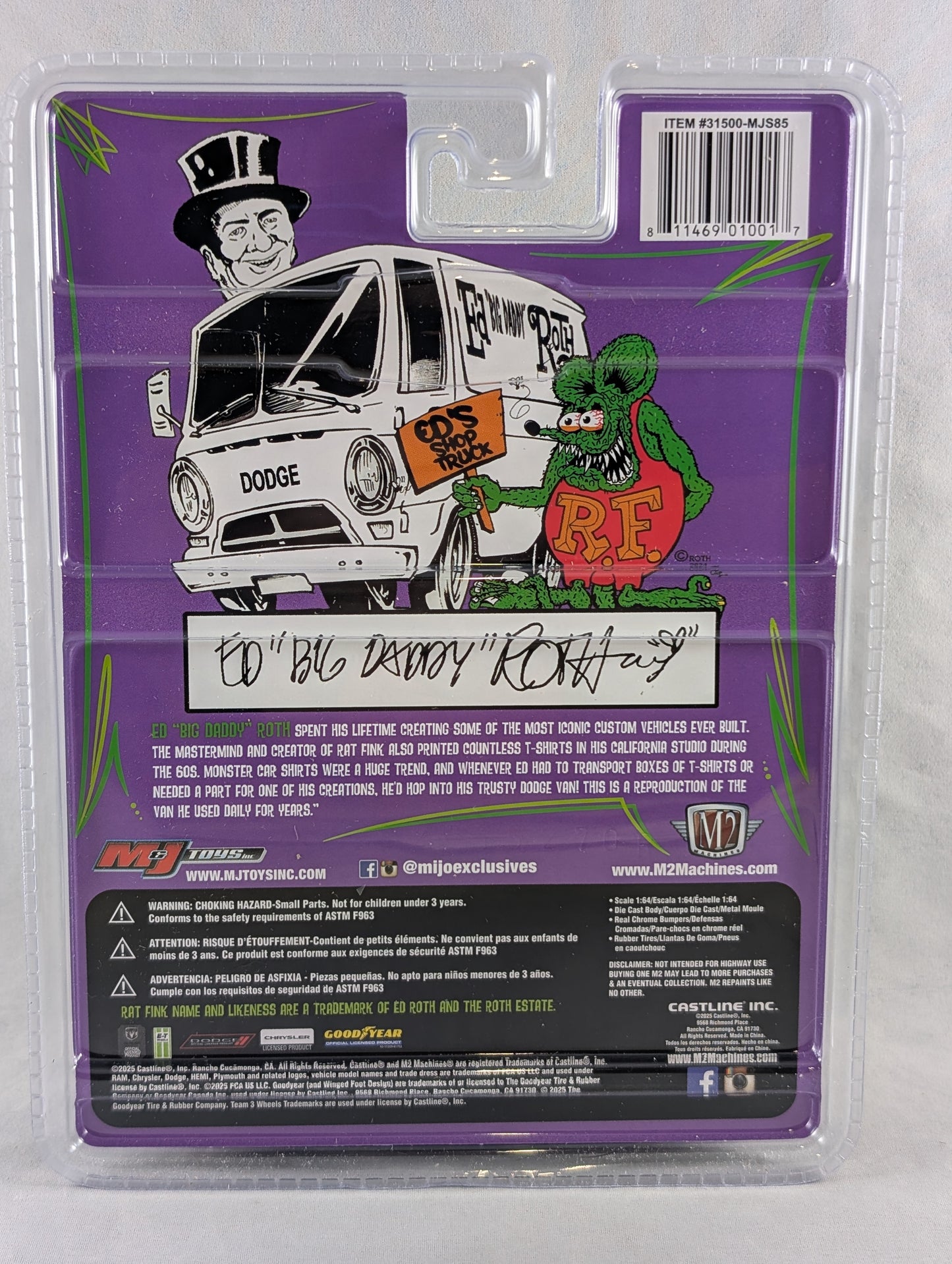 M2 machines 1964 Dodge A100 Panel Van Ed Big Daddy Roth mijo exclusives