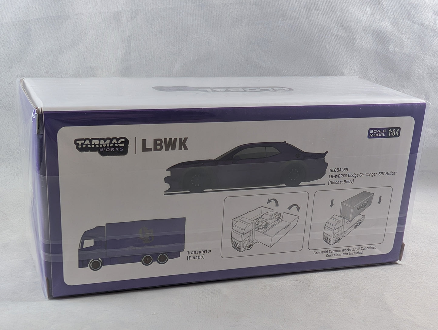 Tarmac Works Dodge Challenger SRT Hellcat With Truck Liberty Walk Sealed