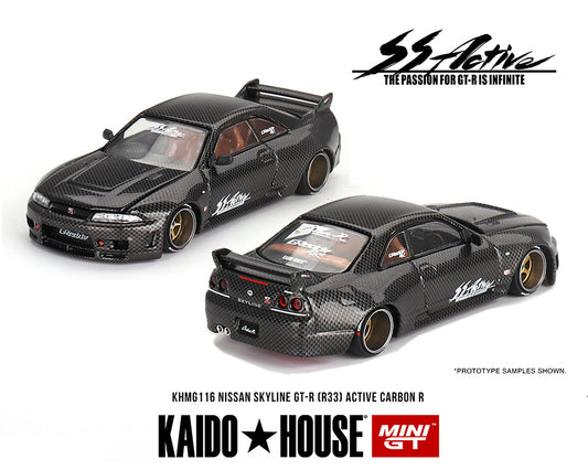 Kaido House Nissan Skyline GT-R (R33) Active Carbon R V1 Sealed