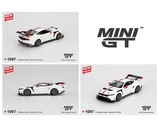 Mini GT Ford Mustang GTD Spirit of America – White