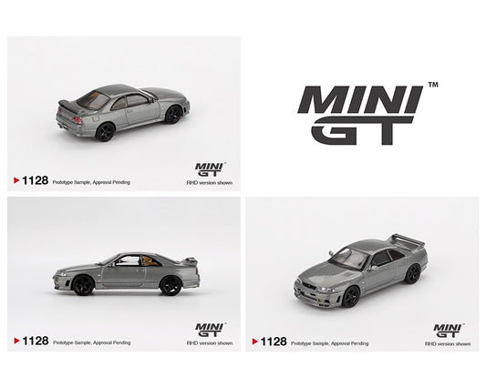 Mini GT NISSAN Skyline GT-R Dark Metal Gray (NISMO BCNR33 CRS Version) – Limited Edition