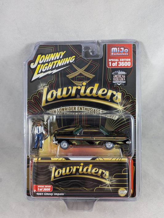 Johnny Lightning Lowriders 1961 Chevy Impala With Figure