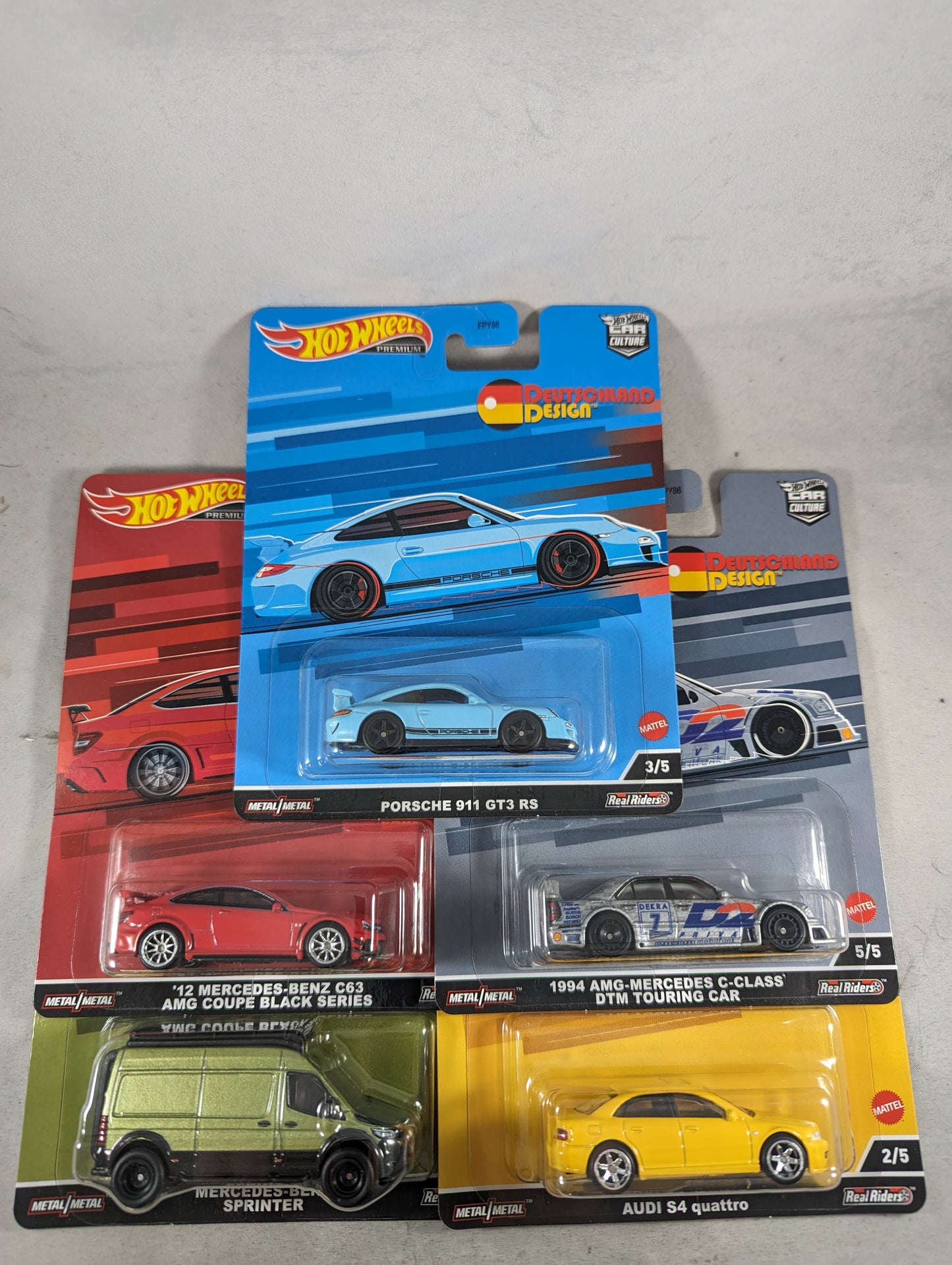 Hot Wheels Car Culture Deutschland Design 5 car set