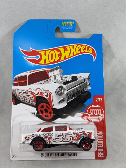 Hot Wheels '55 Chevy Bel Air Gasser Red Edition