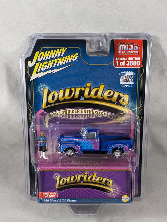 Johnny Lightning Lowriders 1950 Chevrolet Pickup with Figure