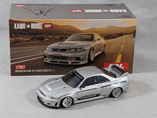 Kaido House Mini-GT Nissan Skyline GT-R  (R33) DAI33 V1 #097 Sealed