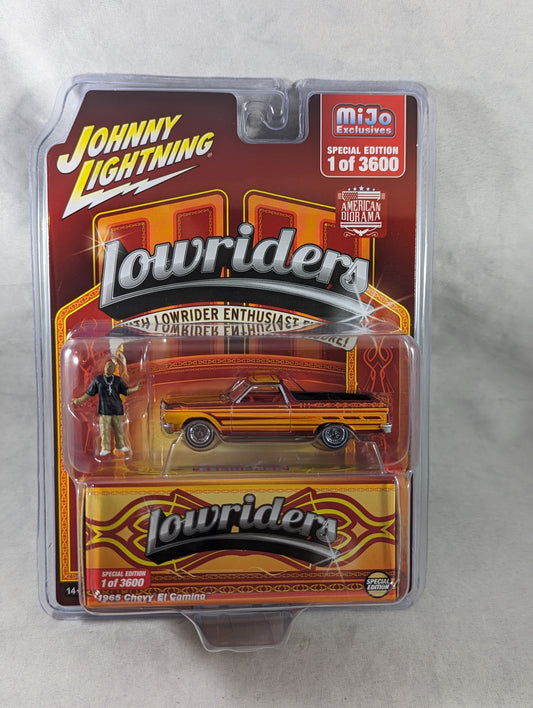 Johnny Lightning Lowriders 1965 Chevrolet El Camino with Figure