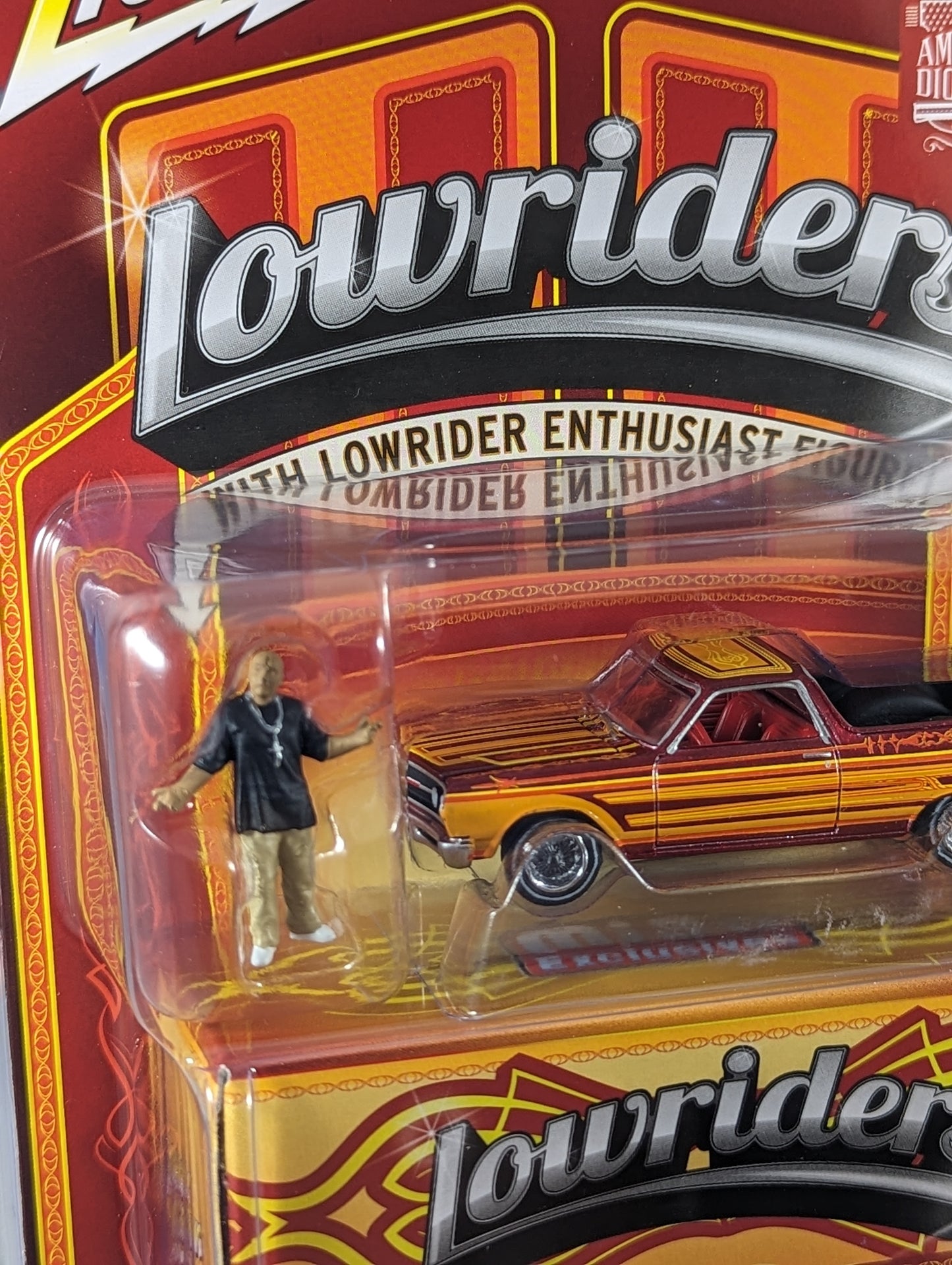 Johnny Lightning Lowriders 1965 Chevrolet El Camino with Figure