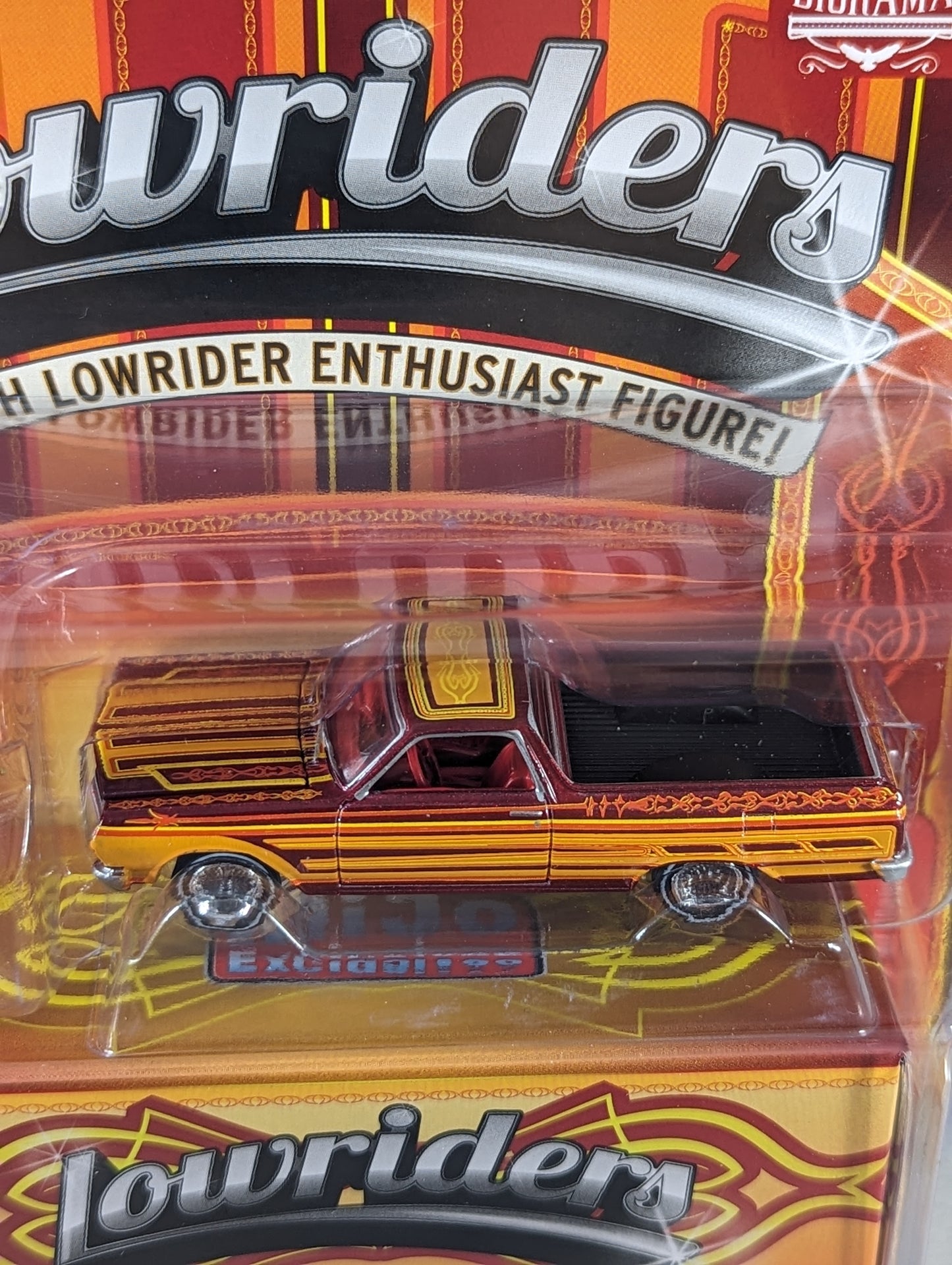 Johnny Lightning Lowriders 1965 Chevrolet El Camino with Figure