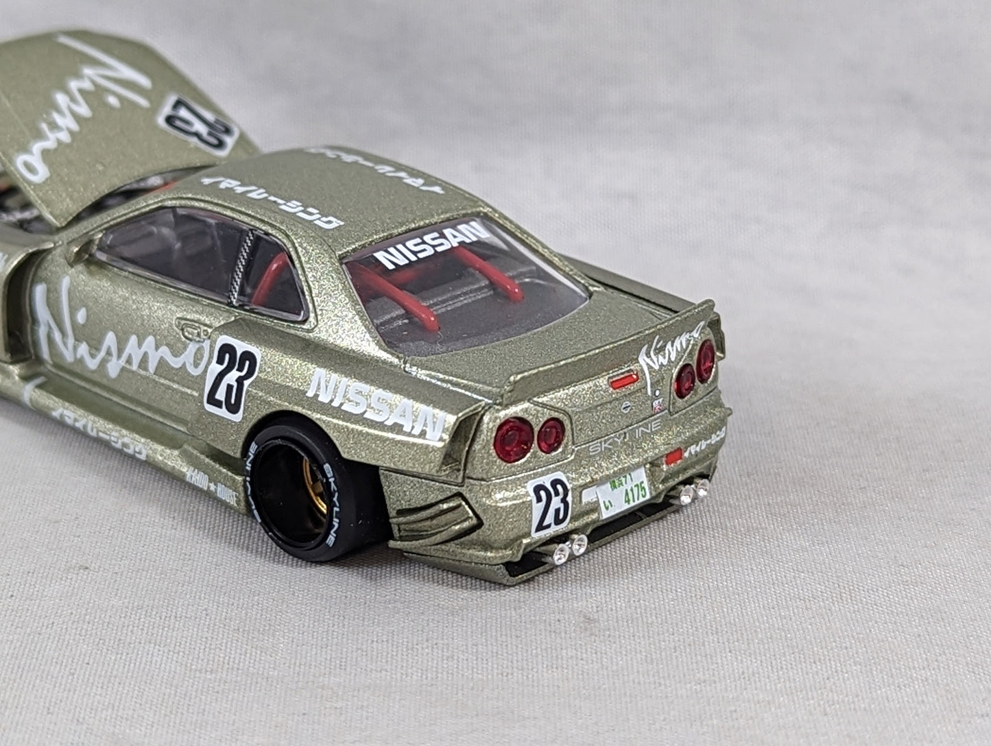 Kaido House Mini GT Nissan GT-R (R34) Kaido Works V4 Green #103