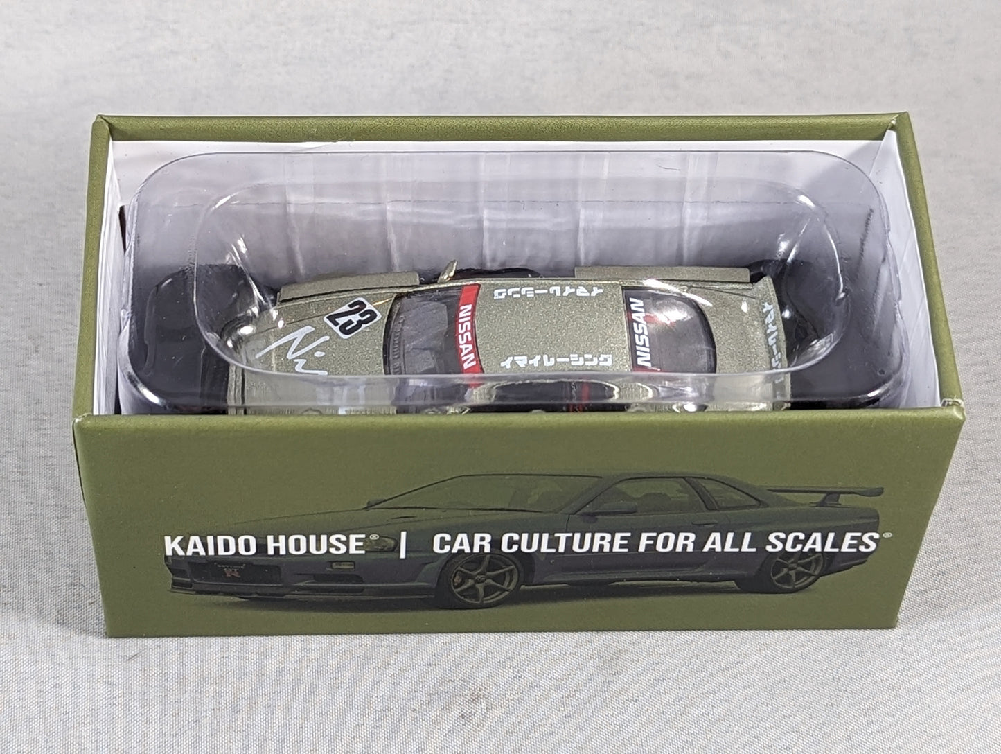 Kaido House Mini GT Nissan GT-R (R34) Kaido Works V4 Green #103