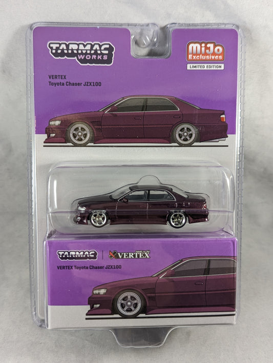 Tarmac Works VERTEX Toyota Chaser JZX100  MiJo Exclusives Purple