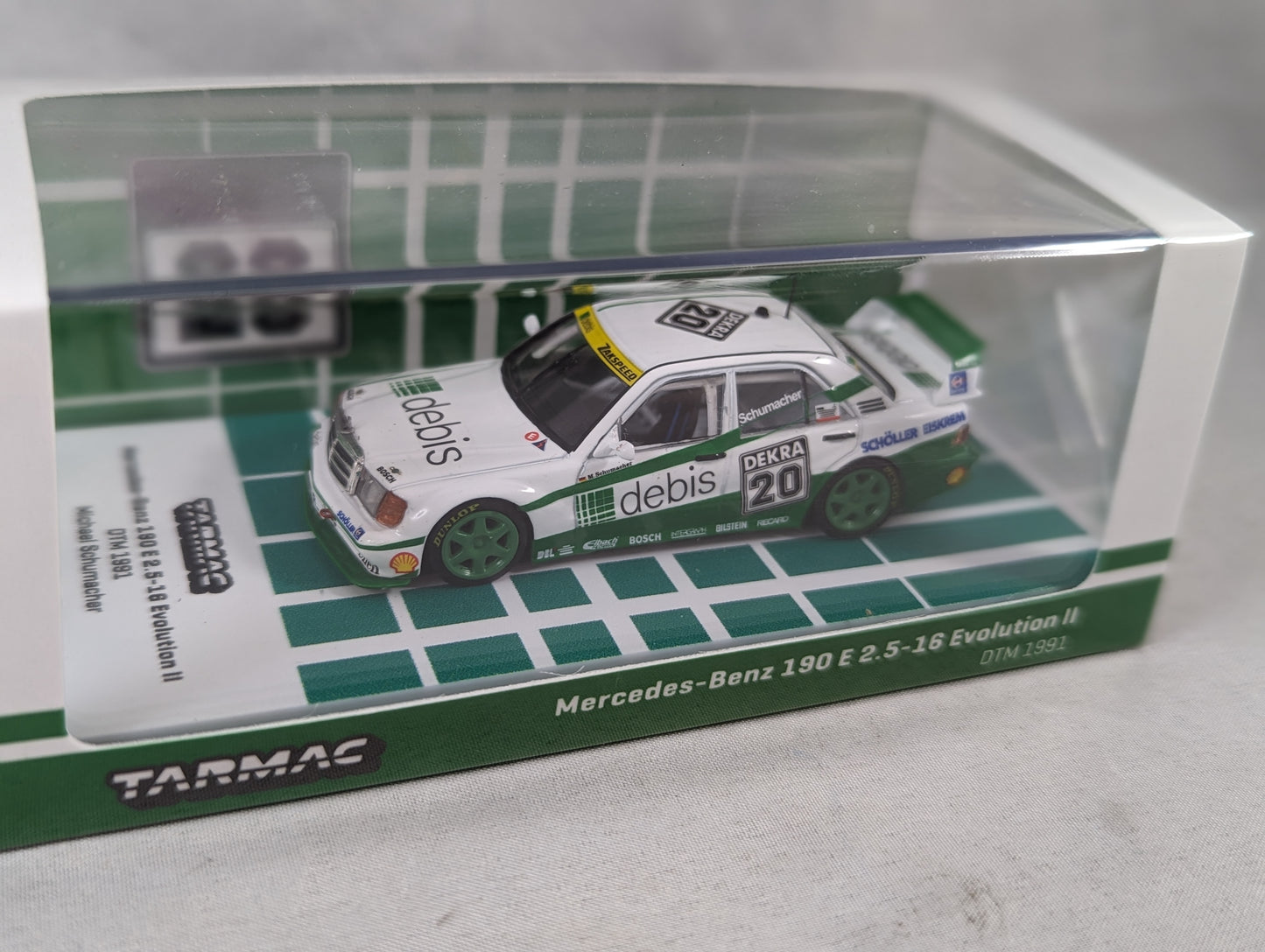 Tarmac Works Mercedes-Benz 190 E 2.5-16 Evolution II DTM 1991 Michael Schumacher