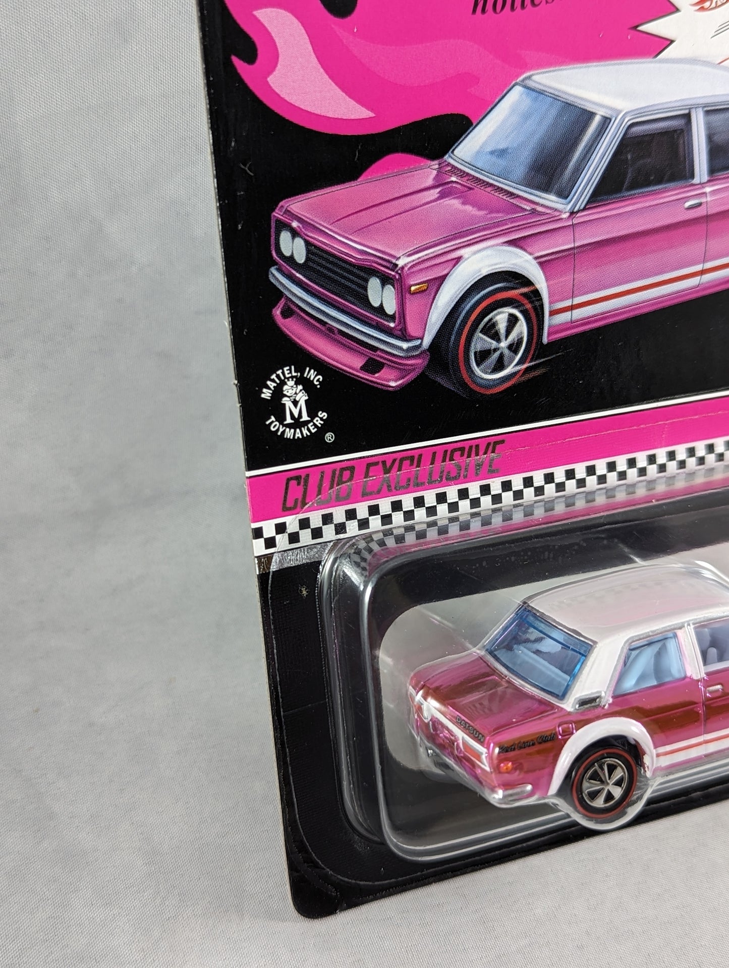 Hot Wheels RLC '71 Datsun 510 pink