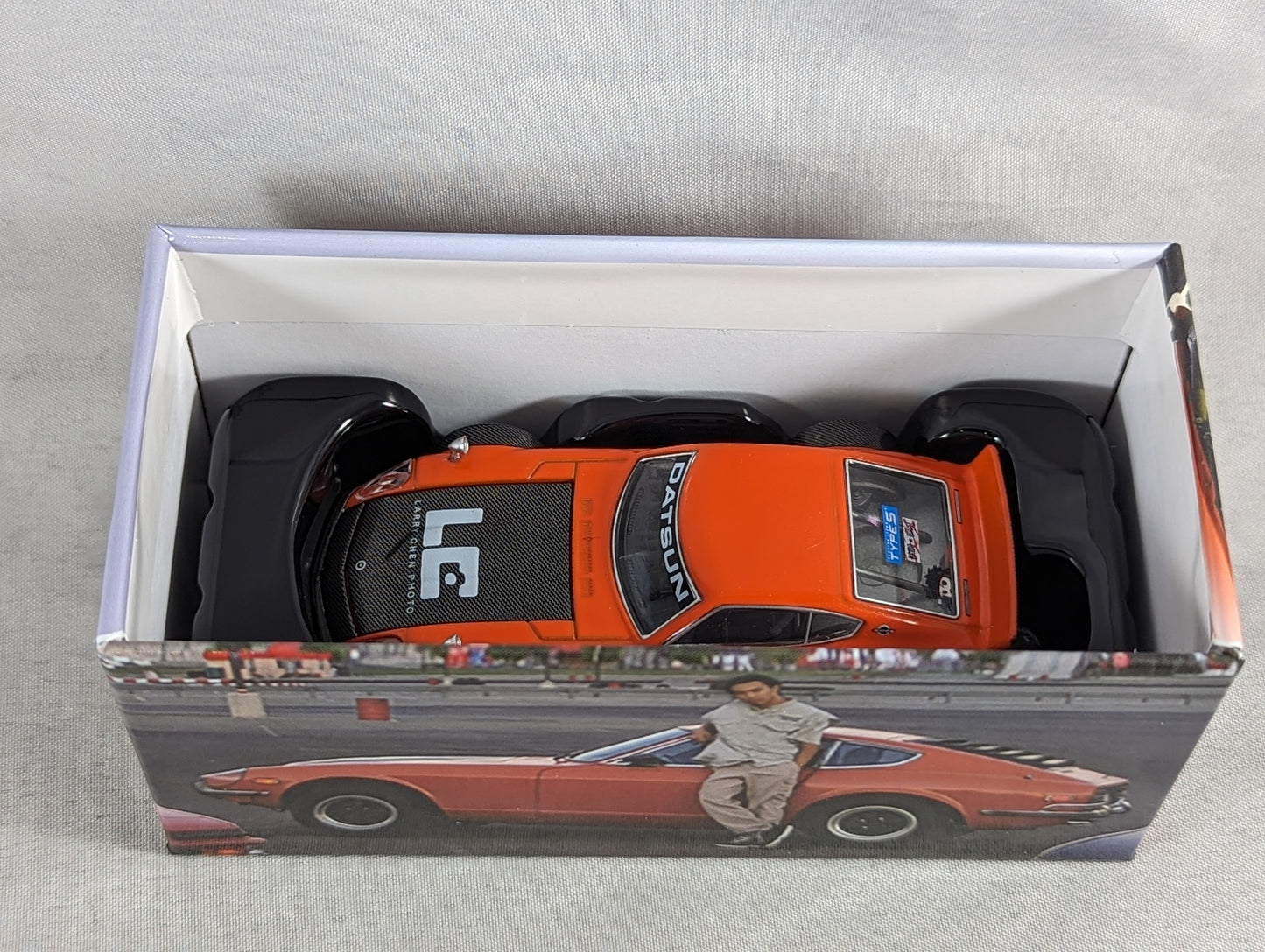 Kaido House Mini GT Nissan Fairlady Z 'Orange bang' Larry Chen V1 #100 Sealed