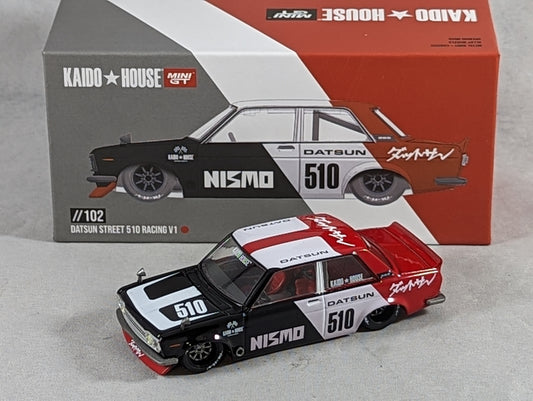 Kaido House Mini GT Datsun Street 510 Racing V1 #102 Sealed