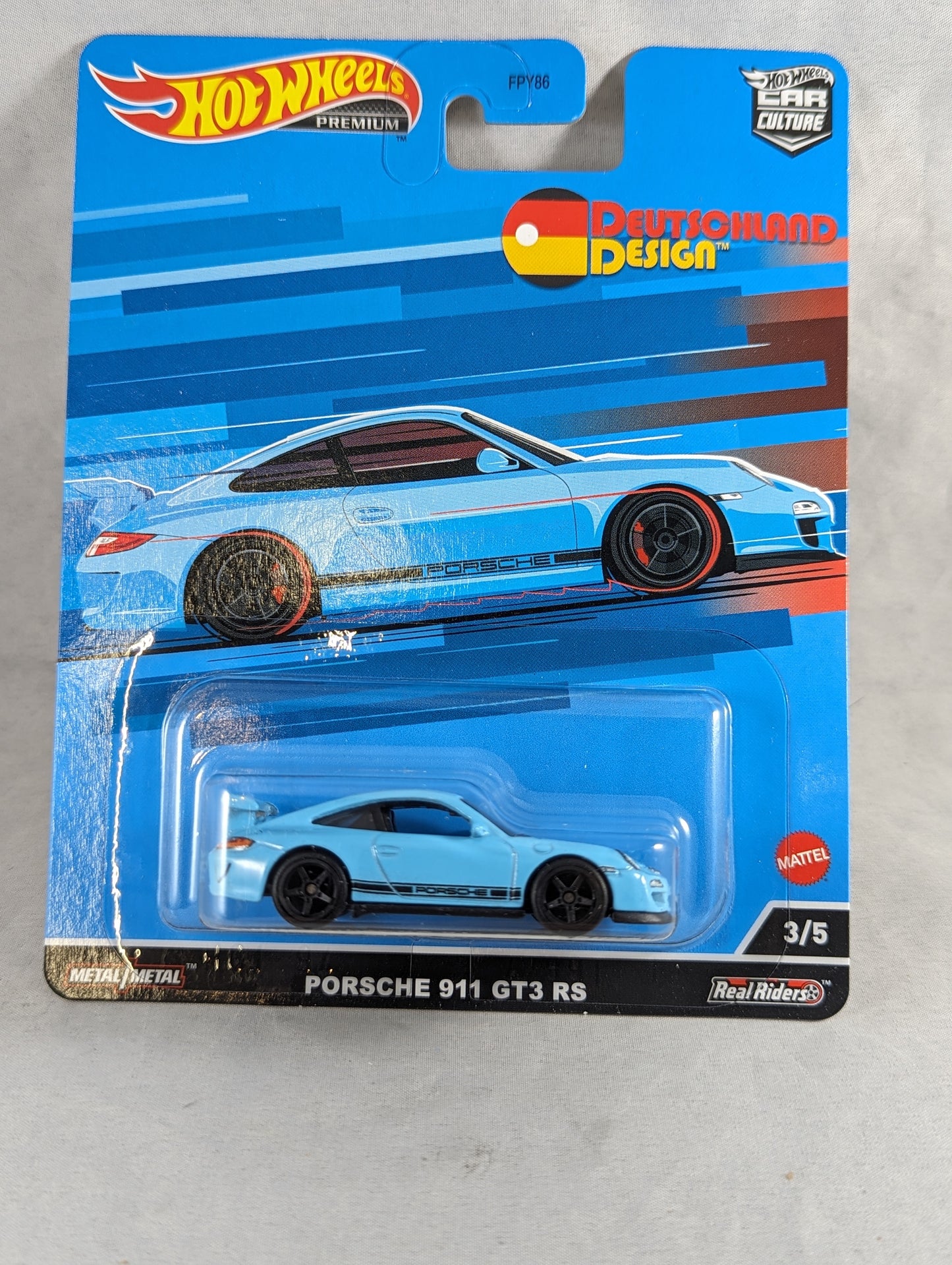 Hot Wheels Porsche 911 GT3 RS Deutschland design