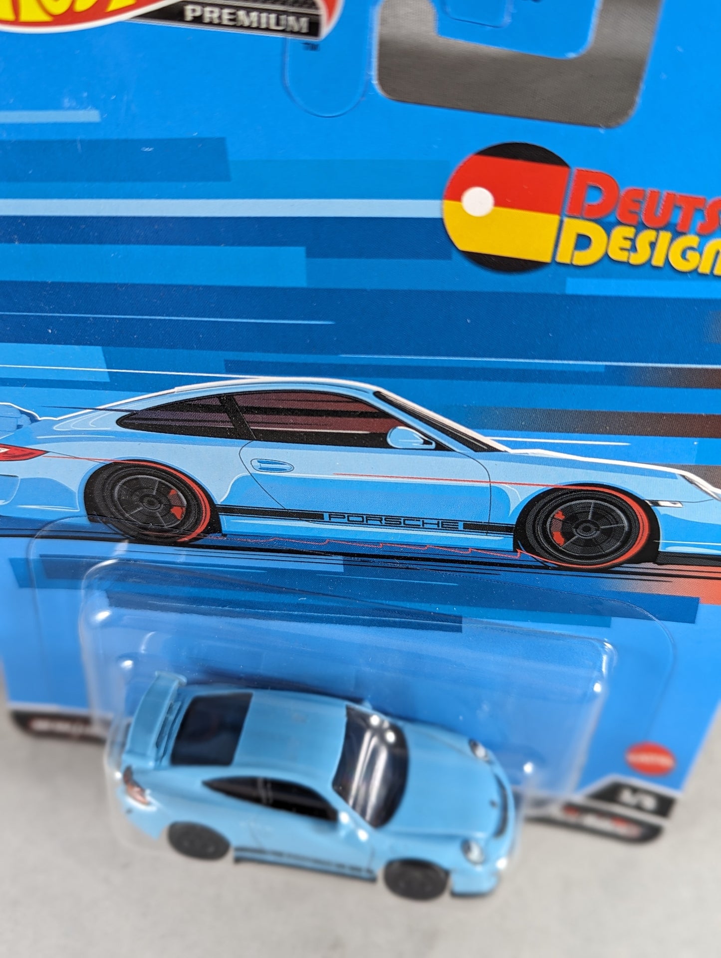 Hot Wheels Porsche 911 GT3 RS Deutschland design