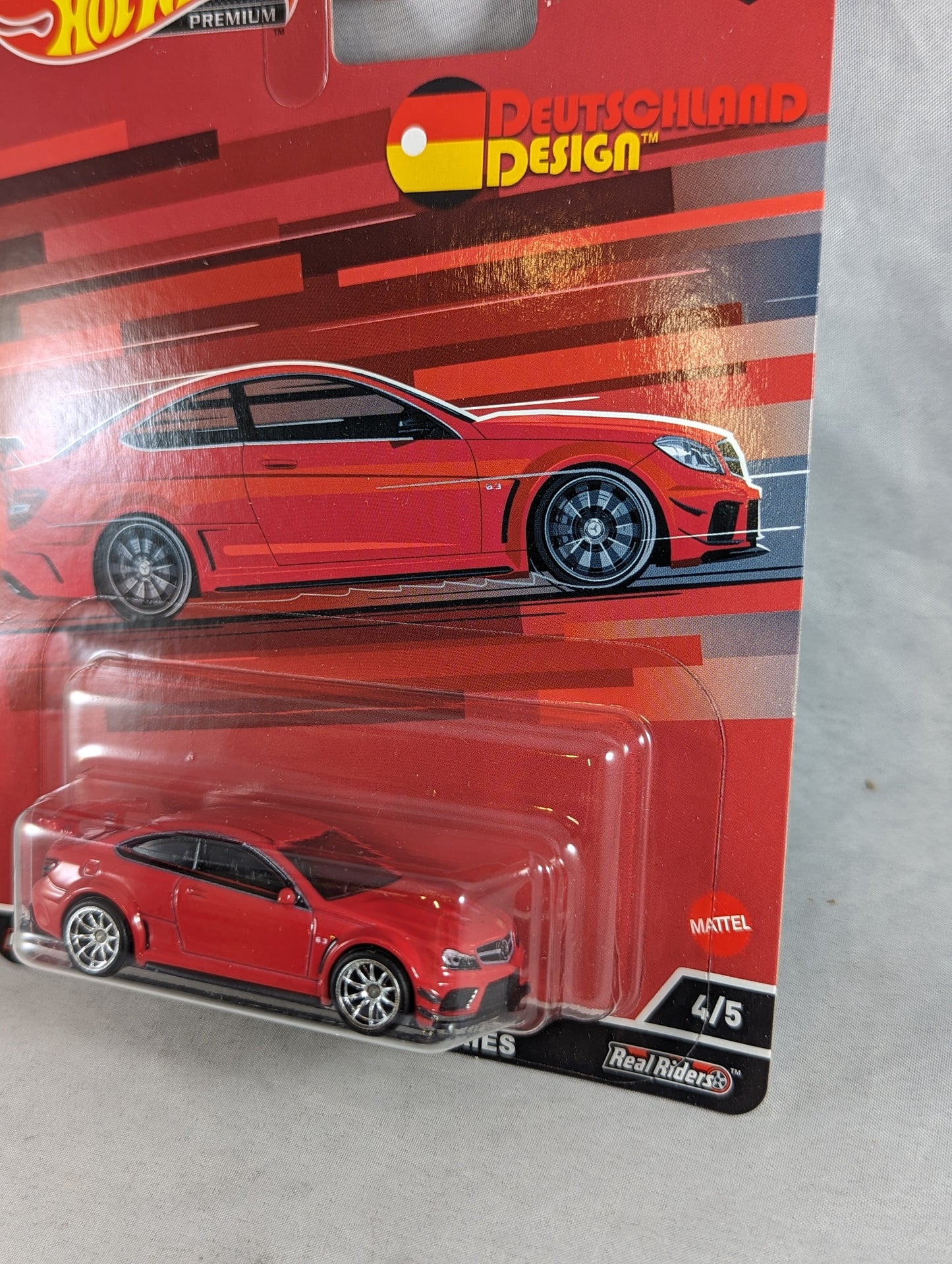 Hot Wheels '12 Mercedes-Benz C63 AMG Coupe Black Series Deutschland Design