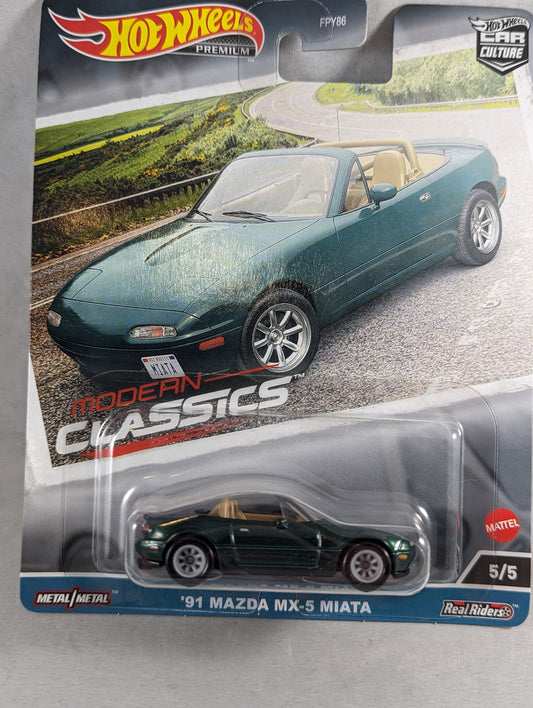 Hot Wheels '91 Mazda MX-5 Miata Modern Classics