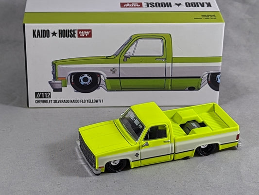 Kaido House Chevrolet Silverado  Kaido Flo Yellow V1 #112 Sealed