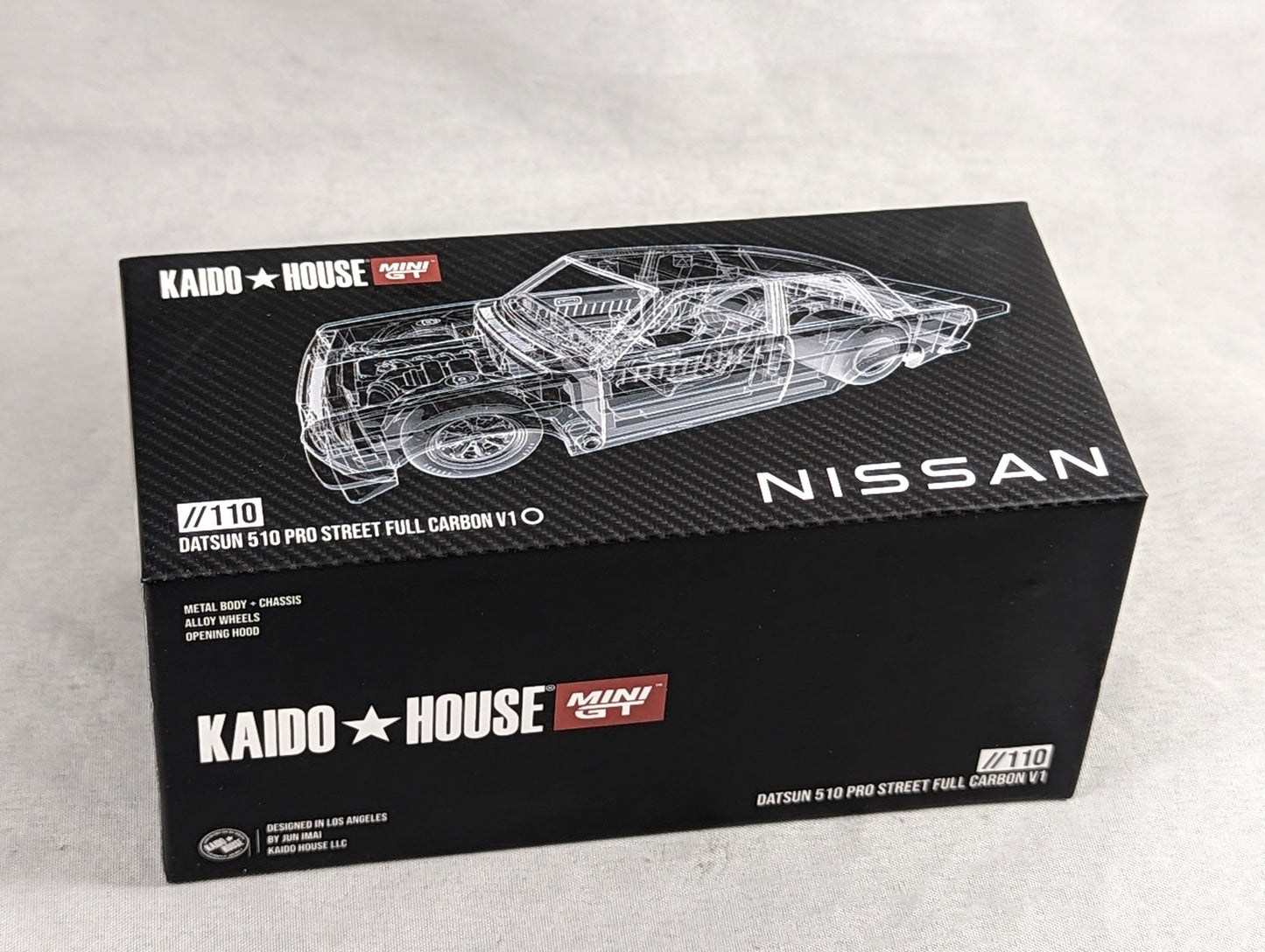 Kaido House Datsun 510 Pro Street Full Carbon V1 #110 Sealed