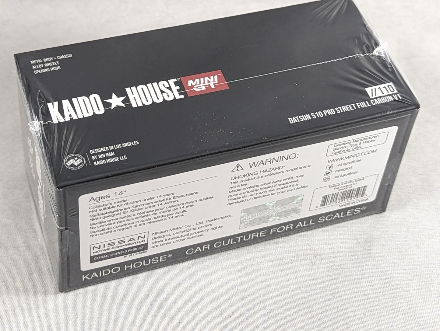 Kaido House Datsun 510 Pro Street Full Carbon V1 #110 Sealed