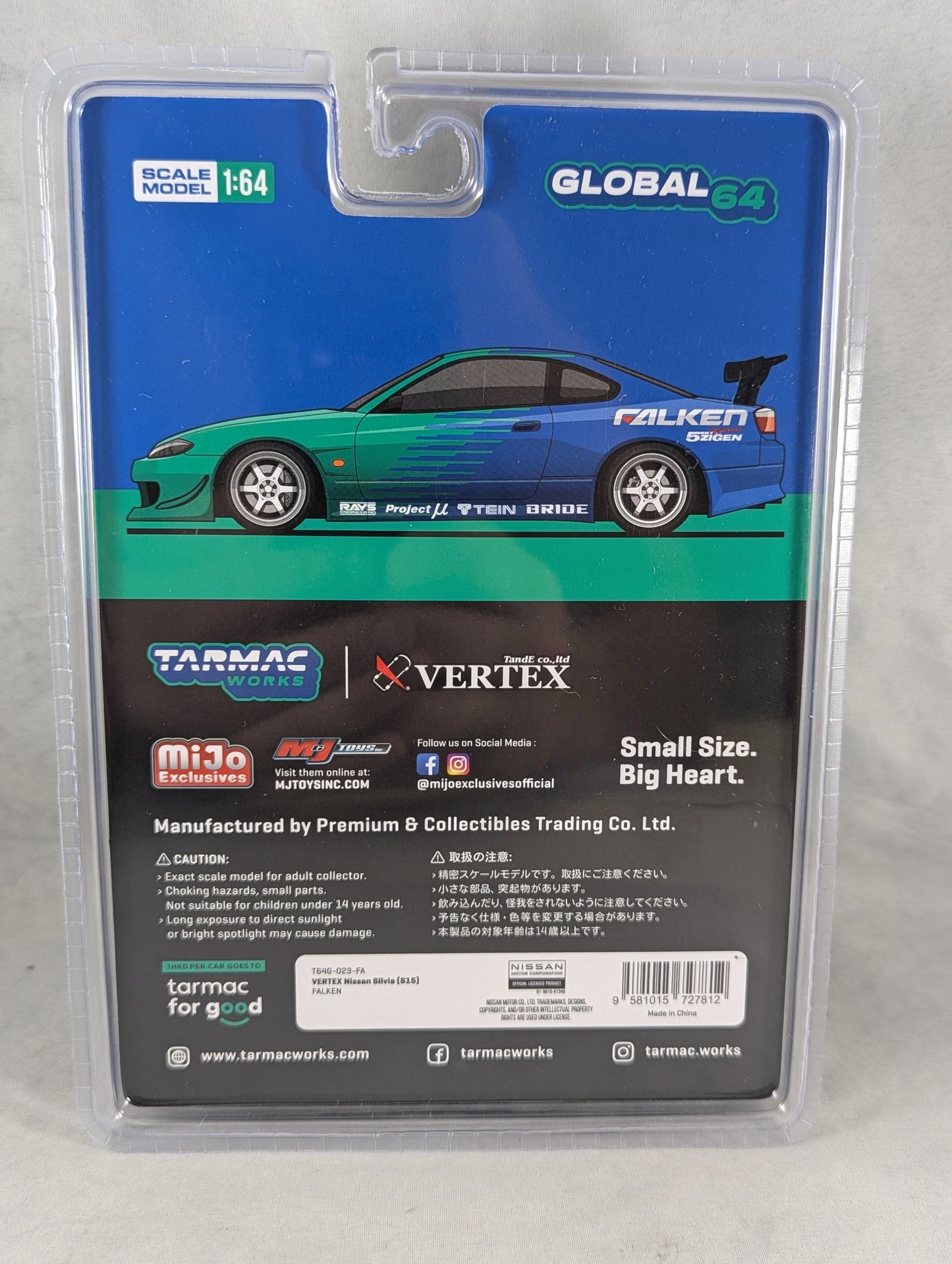 Tarmac Works VERTEX Nissan Silvia S15 Falken