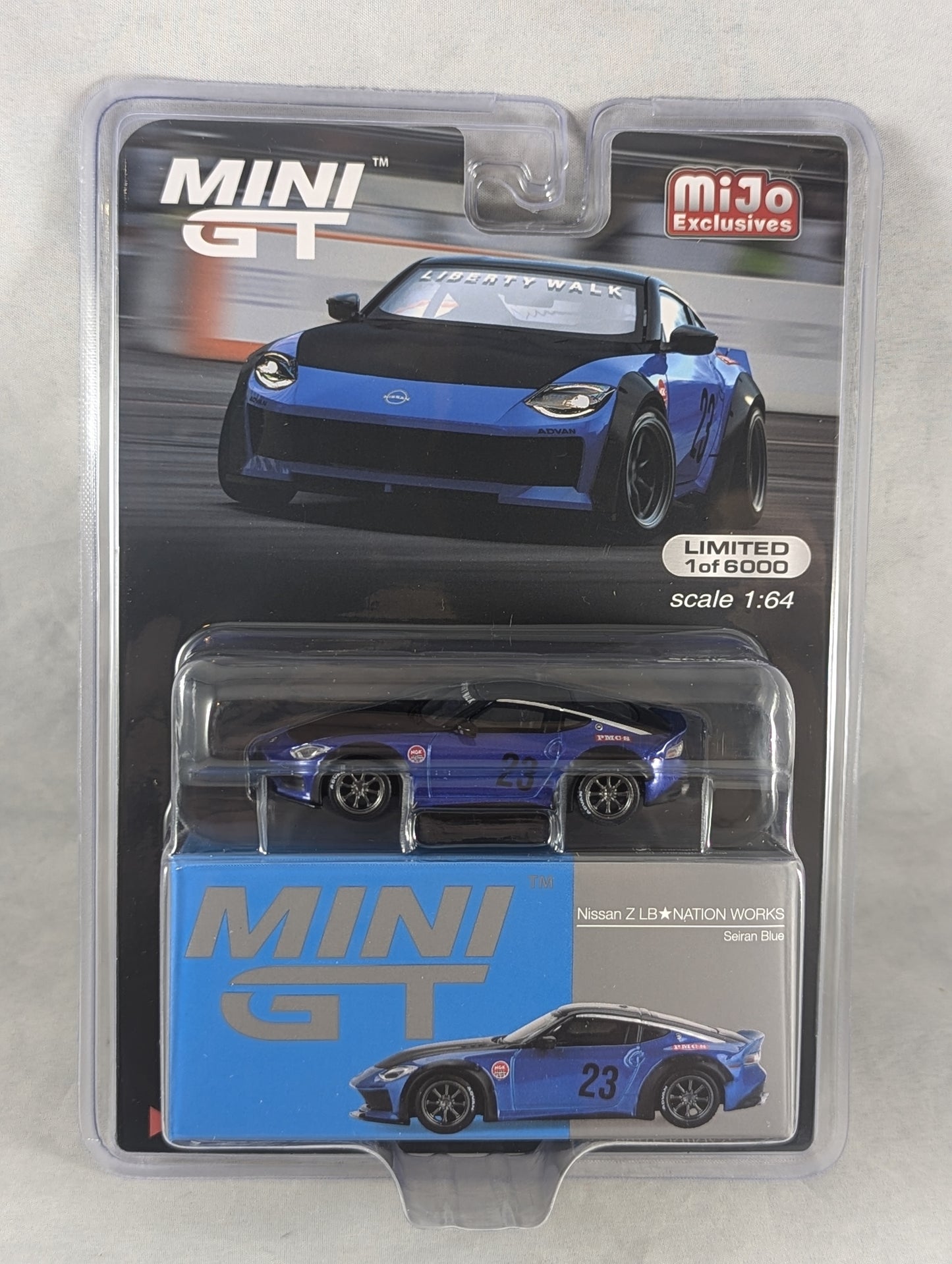 Mini GT Nissan Z LB NATION WORKS  Serian Blue