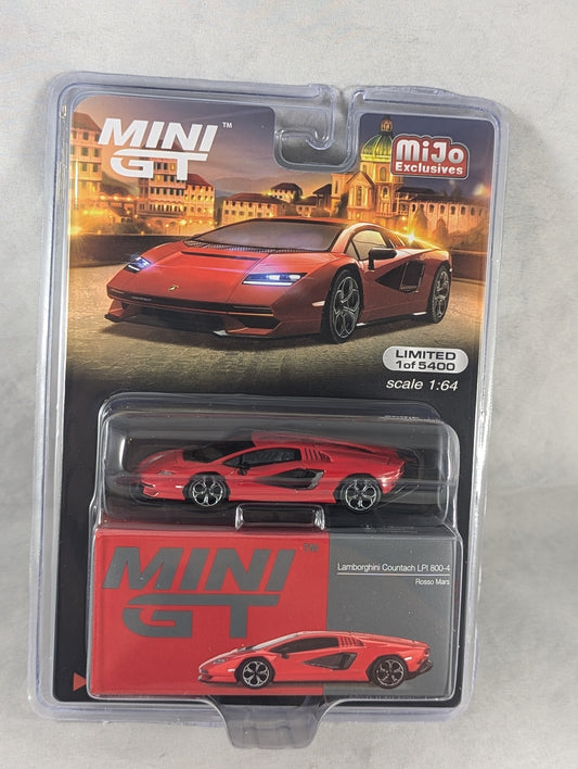 Mini GT  Lamborghini Countach LPI 800-4 Rosso Mars