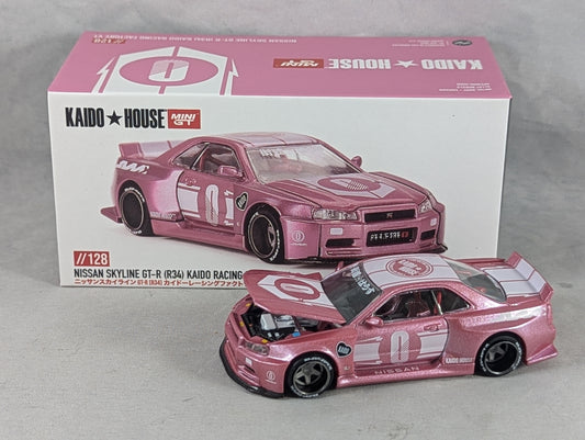 Mini GT Kaido House Nissan Skyline GT-R (R34) Kaido Racing Factory V1 Sealed