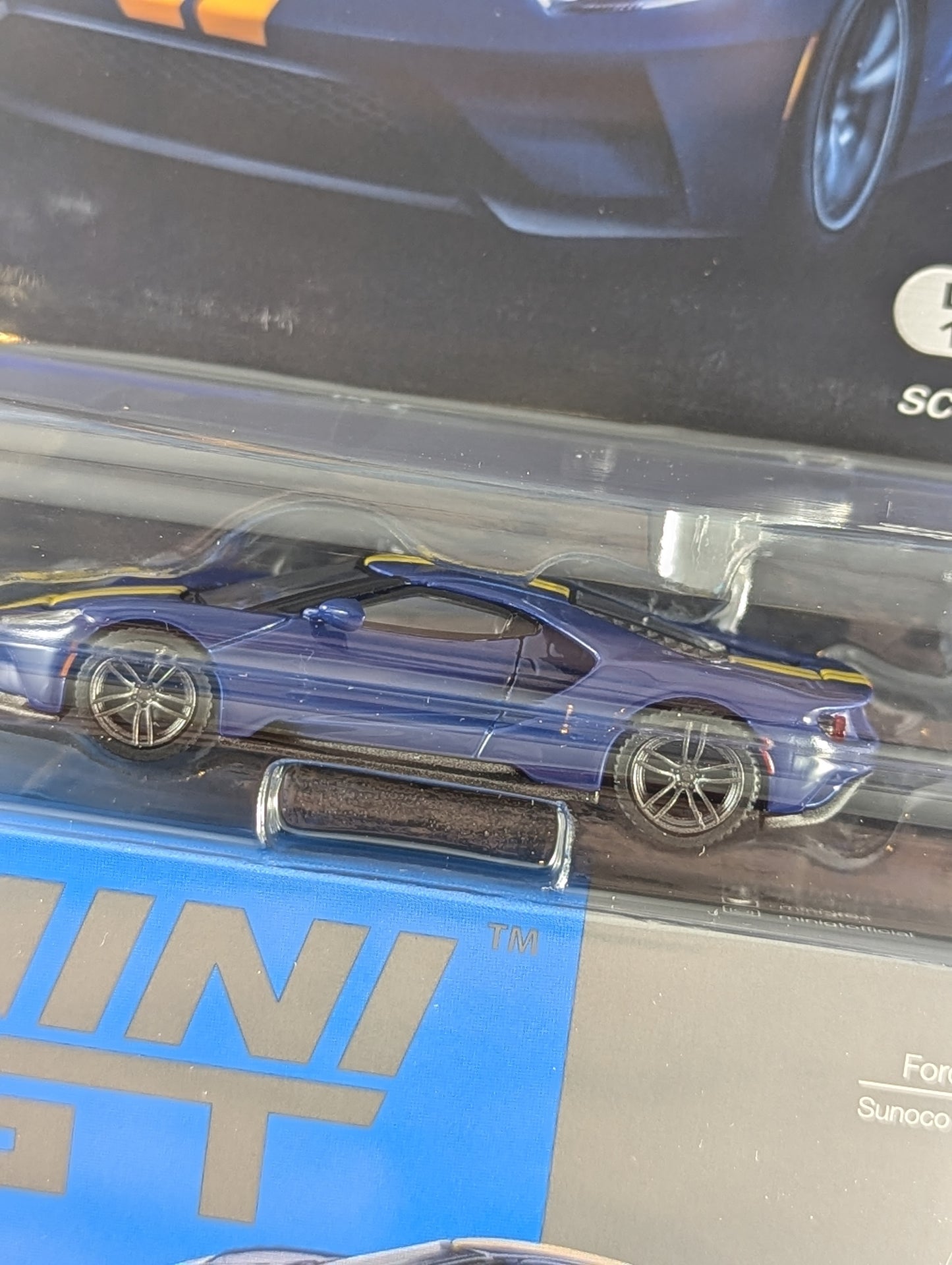 Mini GT Ford GT Sunoco Blue Mijo Exclusive