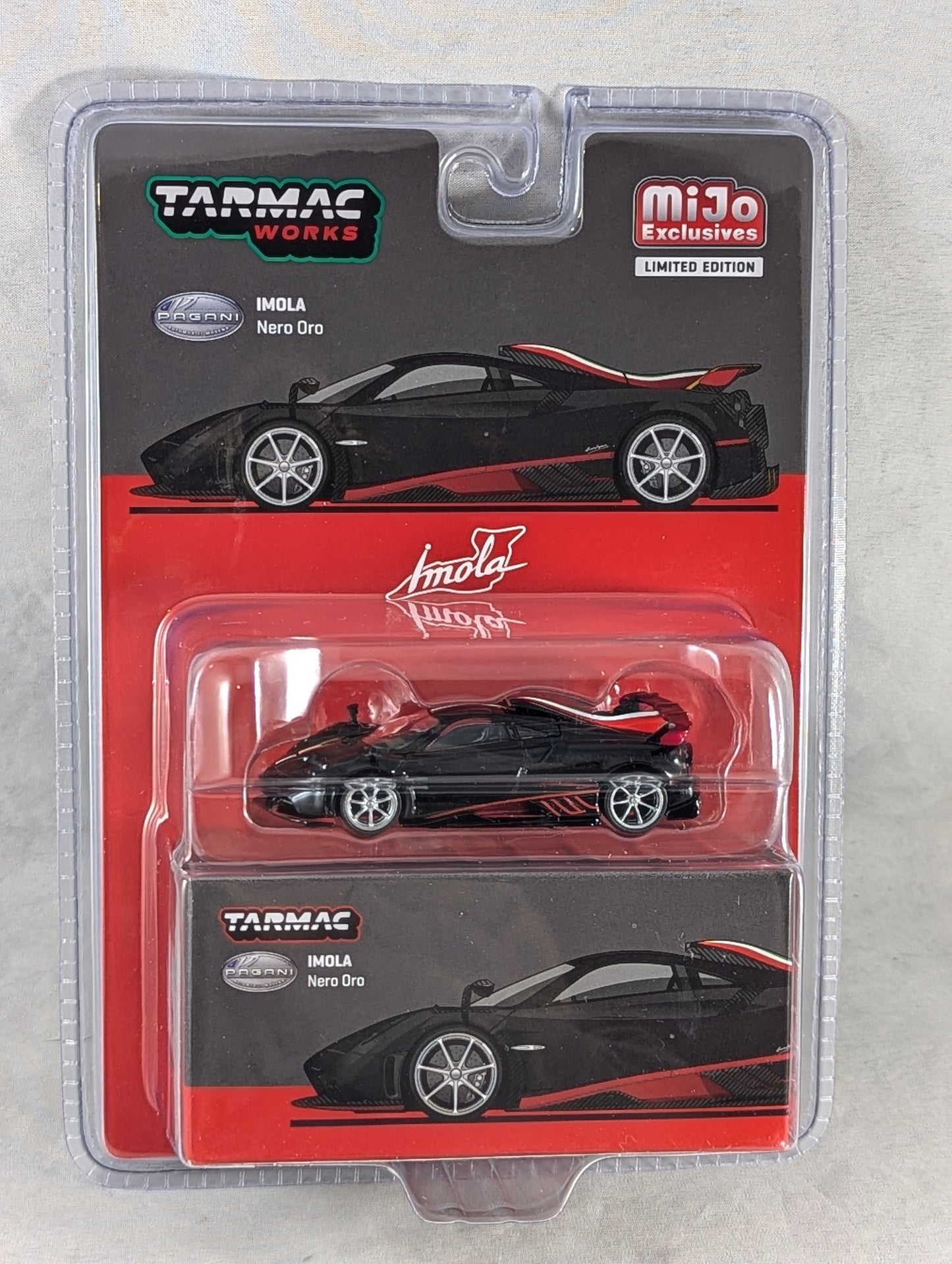 Tarmac Works Pagani Imola Nero Oro Mijo exclusive