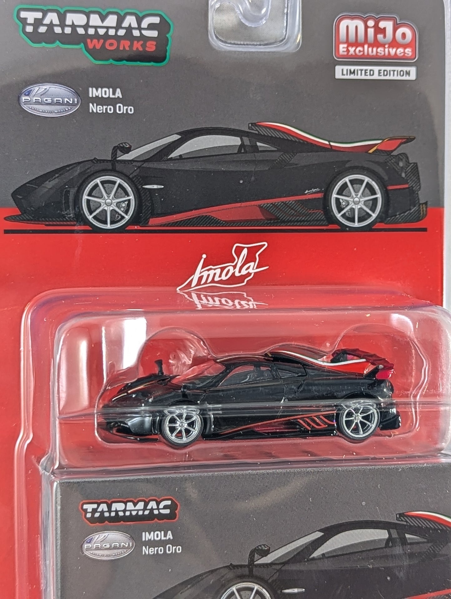 Tarmac Works Pagani Imola Nero Oro Mijo exclusive