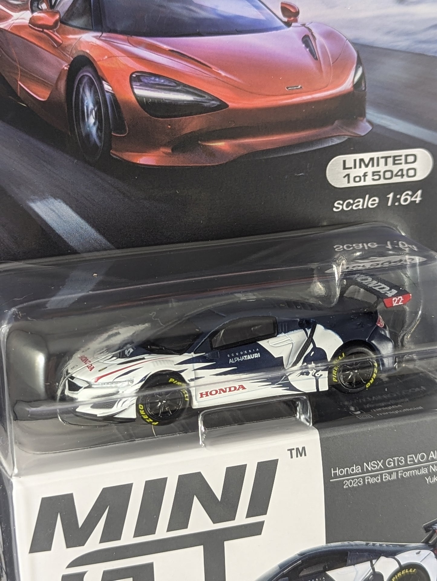 Mini GT Honda NSX GT3 Evo alpha Tauri Red Bull Mijo Exclusive