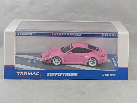 Tarmac Works Porsche RWB 997 Pink Toyo Tires