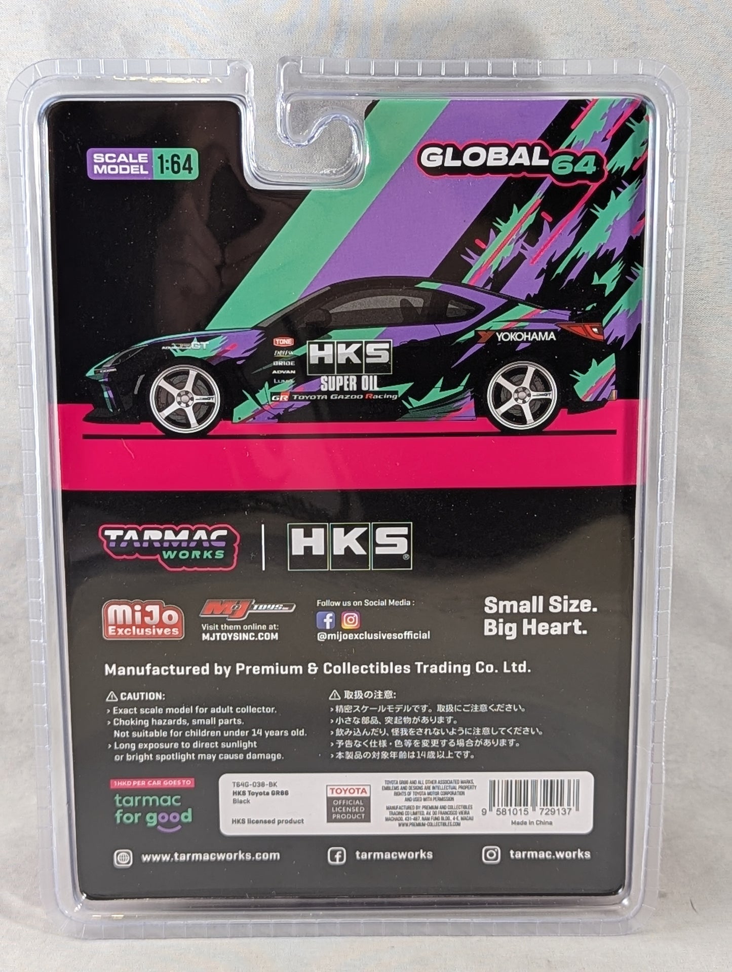 Tarmac Works Toyota GR86 HKS Mijo exclusive