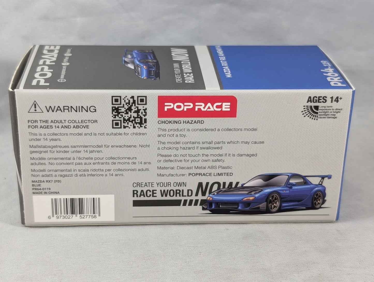 Pop Race Mazda RX7 Amemiya PR64-119 Sealed