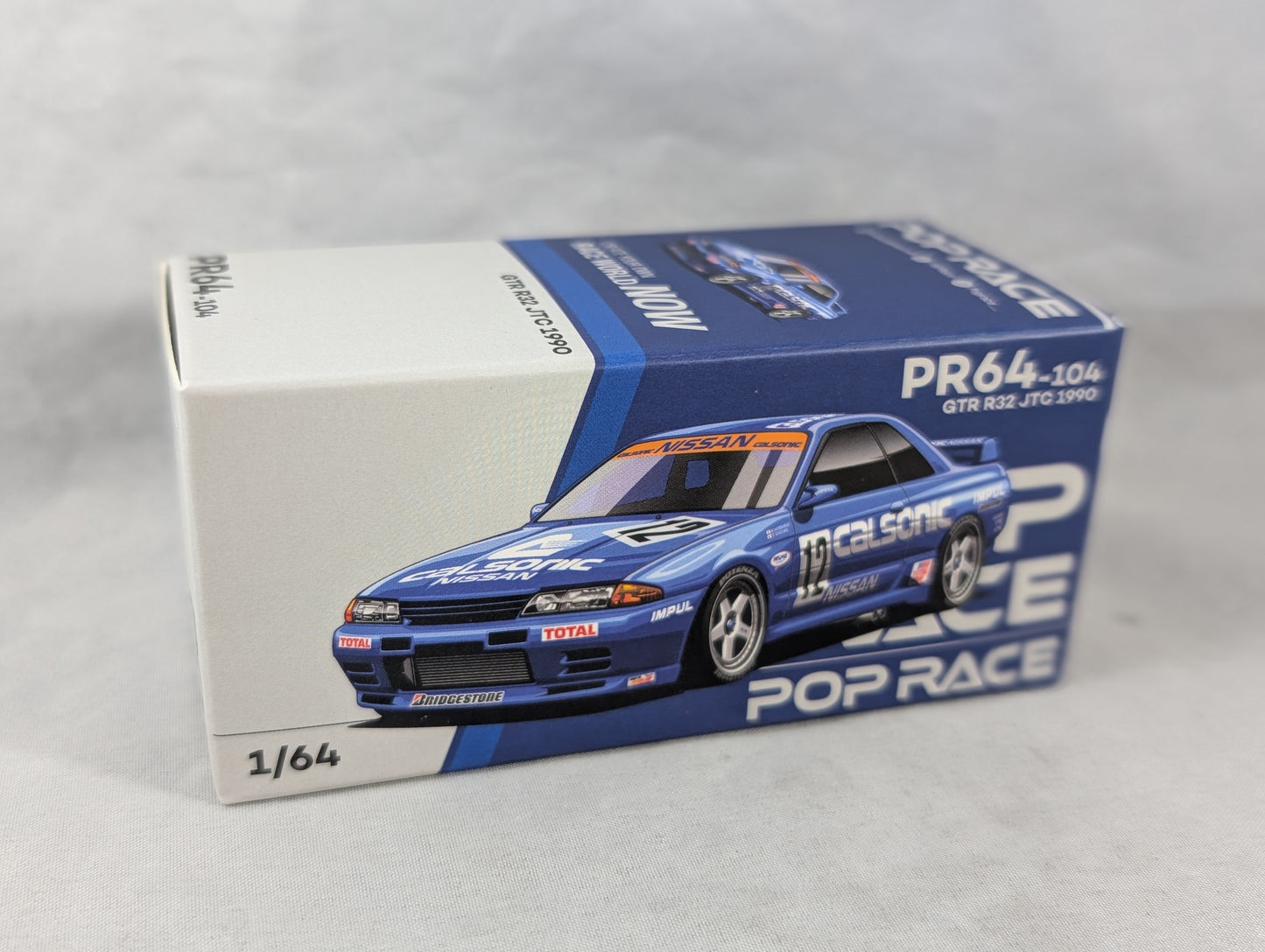 Pop Race Nissan Skyline GTR R32 JTC 1990  PR64-104 Sealed