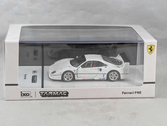 Tarmac Ferrari F40 Lightweight White IXO models Road 64