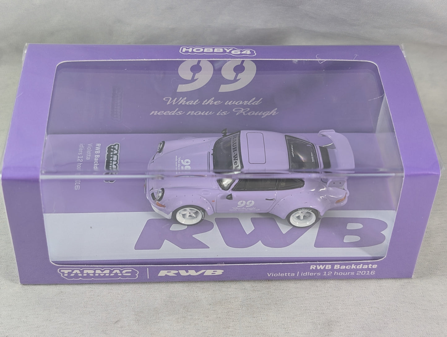 Tarmac Porsche RWB Backdate Violetta Idlers 12 Hours 2016 Sealed